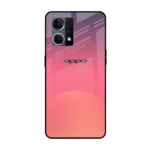Sunset Orange Oppo F21s Pro Glass Cases & Covers Online