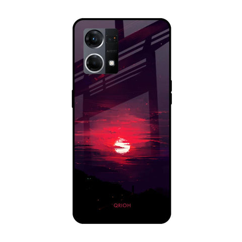 Morning Red Sky Oppo F21s Pro Glass Cases & Covers Online