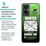 Zoro Wanted Glass Case for Oppo F21s Pro 5G