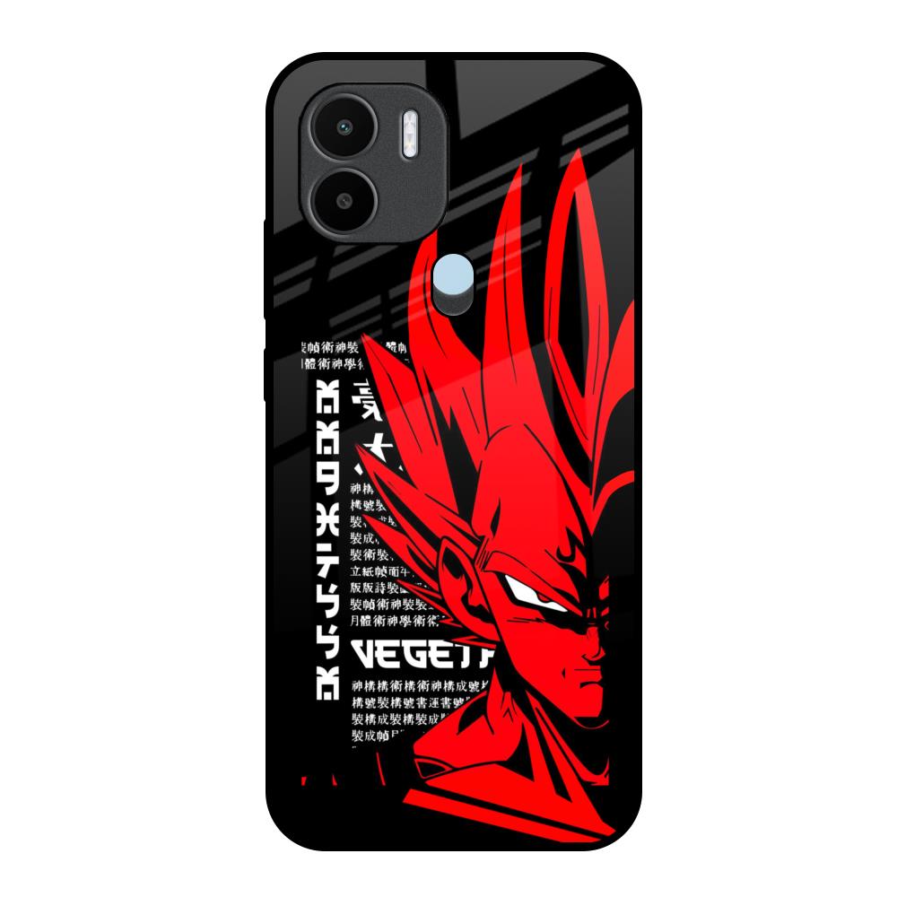 Red Vegeta Redmi A1 Plus Glass Back Cover Online