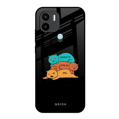 Anxiety Stress Redmi A1 Plus Glass Back Cover Online
