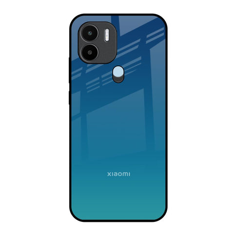 Celestial Blue Redmi A1 Plus Glass Back Cover Online