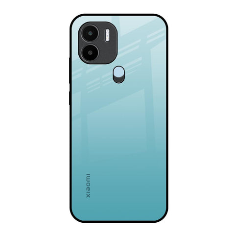 Arctic Blue Redmi A1 Plus Glass Back Cover Online