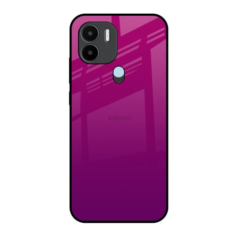 Magenta Gradient Redmi A1 Plus Glass Back Cover Online