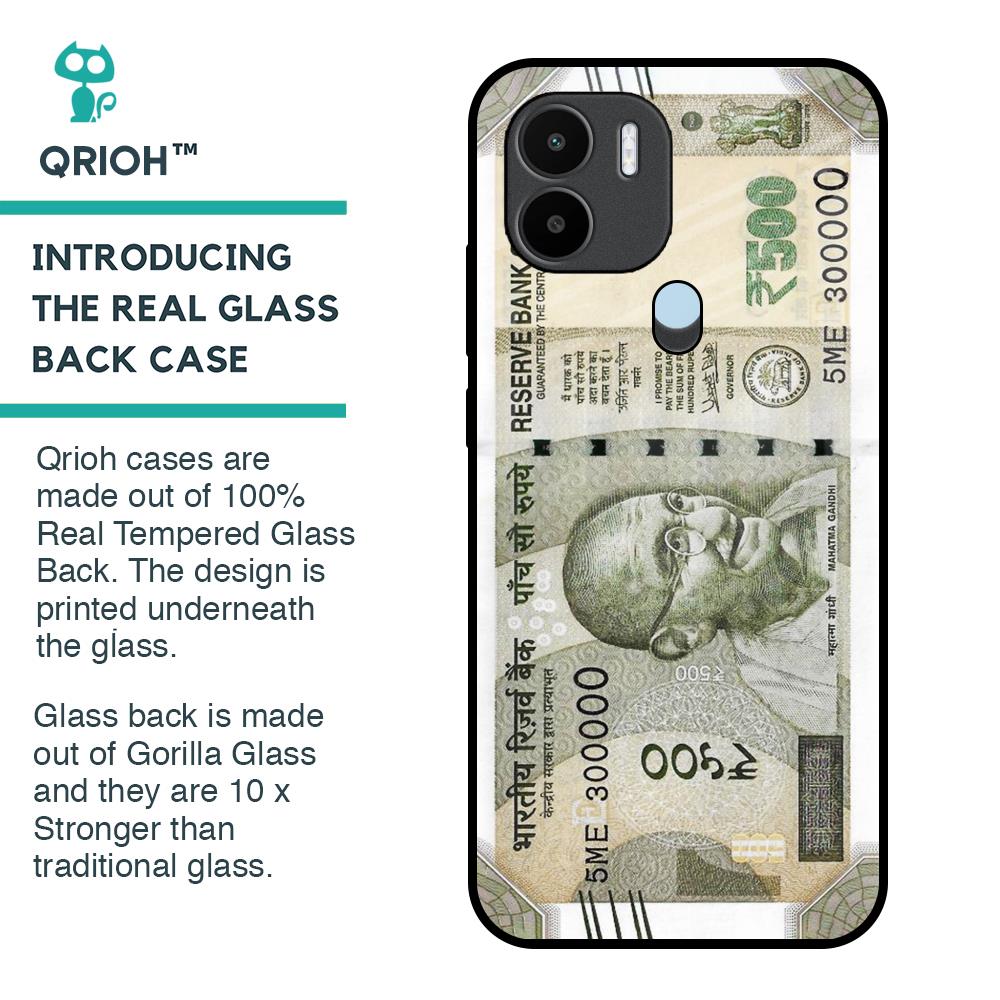 Cash Mantra Glass Case for Redmi A1 Plus