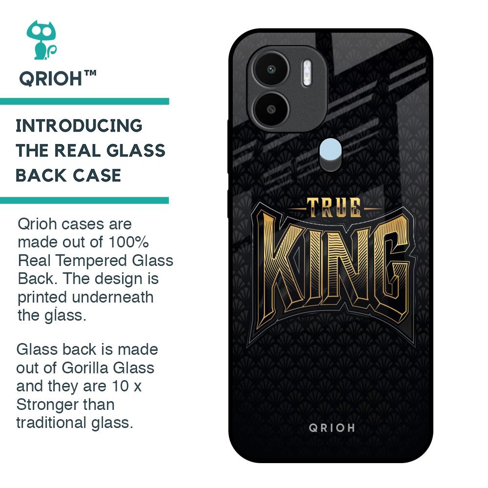 True King Glass Case for Redmi A1 Plus
