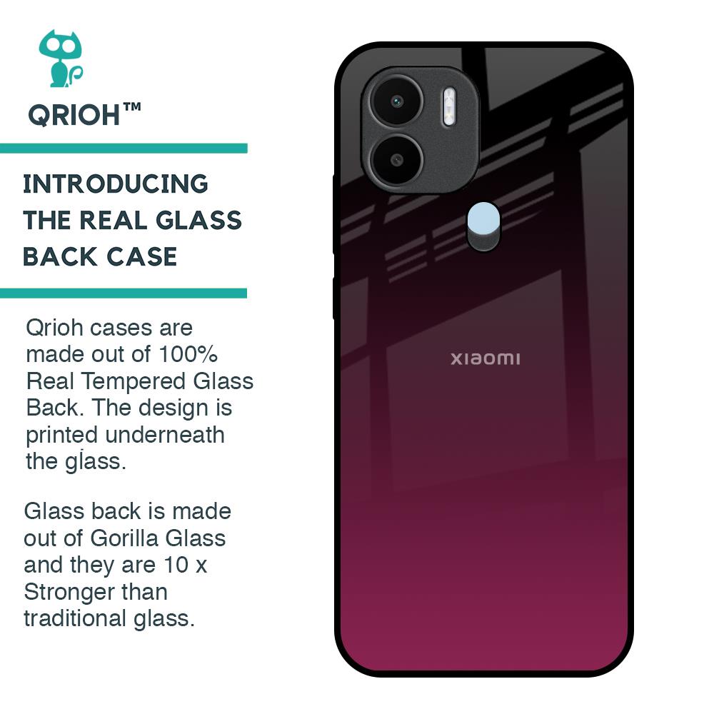 Wisconsin Wine Glass Case For Redmi A1 Plus