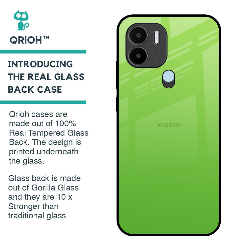 Paradise Green Glass Case For Redmi A1 Plus