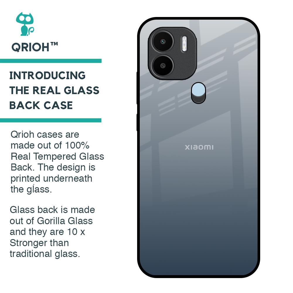Dynamic Black Range Glass Case for Redmi A1 Plus