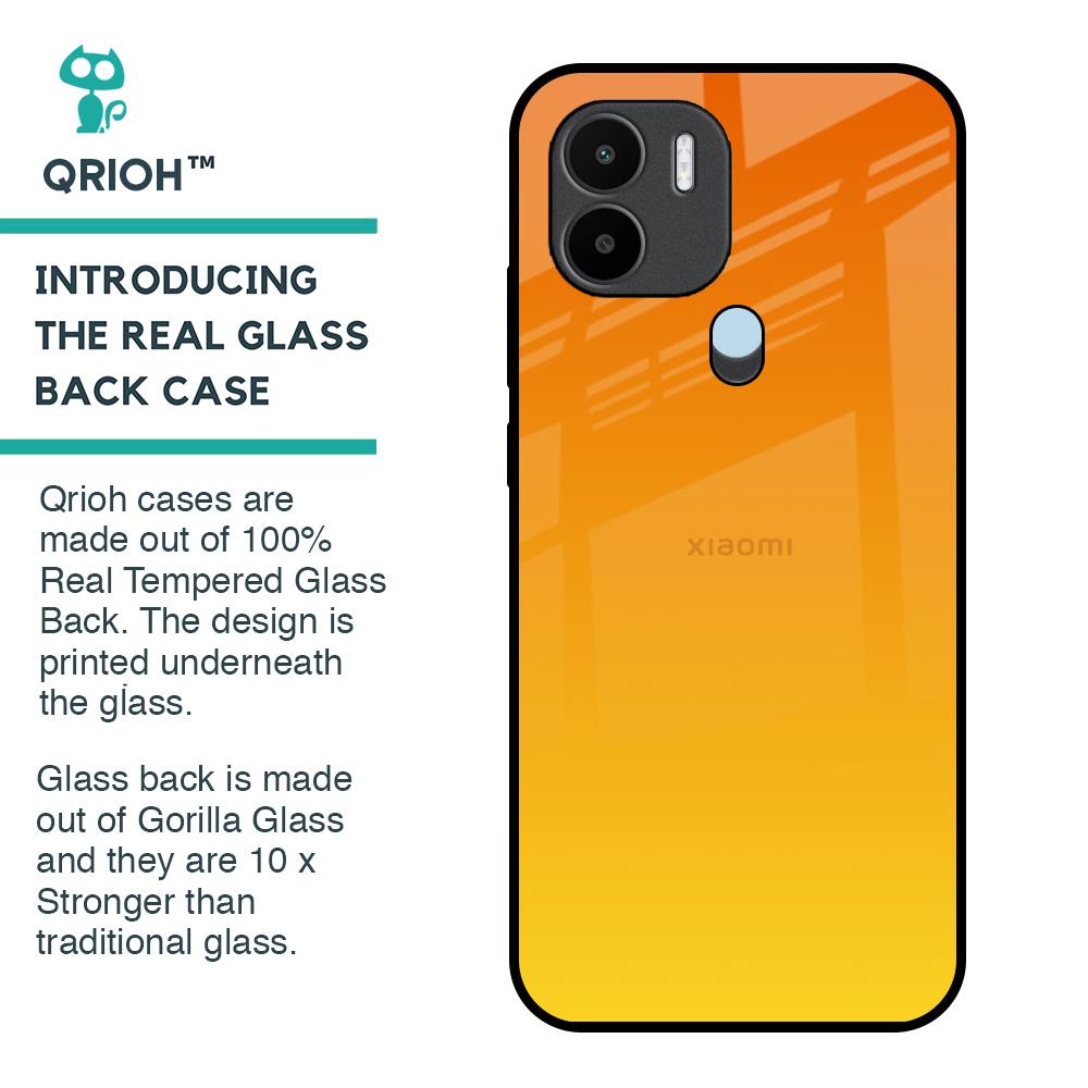 Sunset Glass Case for Redmi A1 Plus