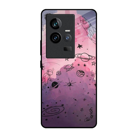 Space Doodles iQOO 11 Glass Back Cover Online