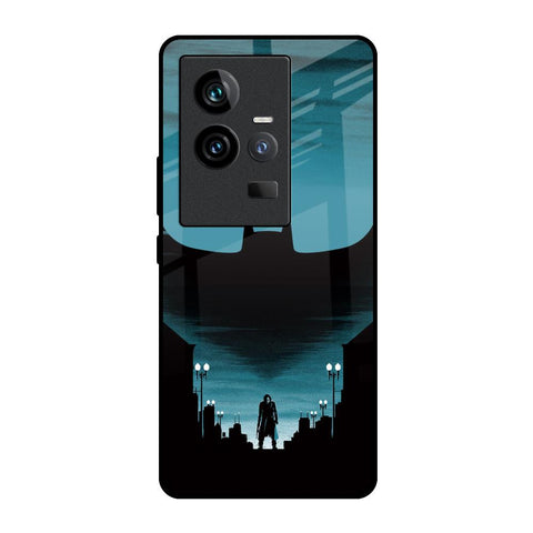 Cyan Bat iQOO 11 Glass Back Cover Online