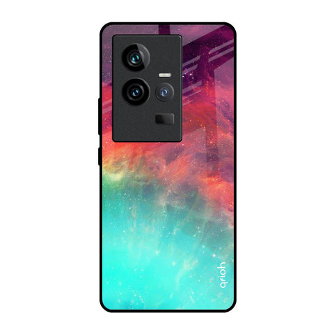 Colorful Aura iQOO 11 Glass Back Cover Online