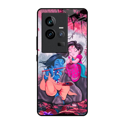 Radha Krishna Art iQOO 11 Glass Back Cover Online