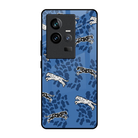 Blue Cheetah iQOO 11 Glass Back Cover Online