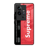 Supreme Ticket iQOO 11 Glass Back Cover Online