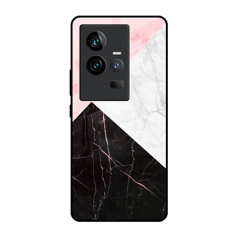 Marble Collage Art iQOO 11 Glass Back Cover Online