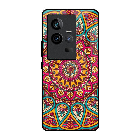 Elegant Mandala iQOO 11 Glass Back Cover Online