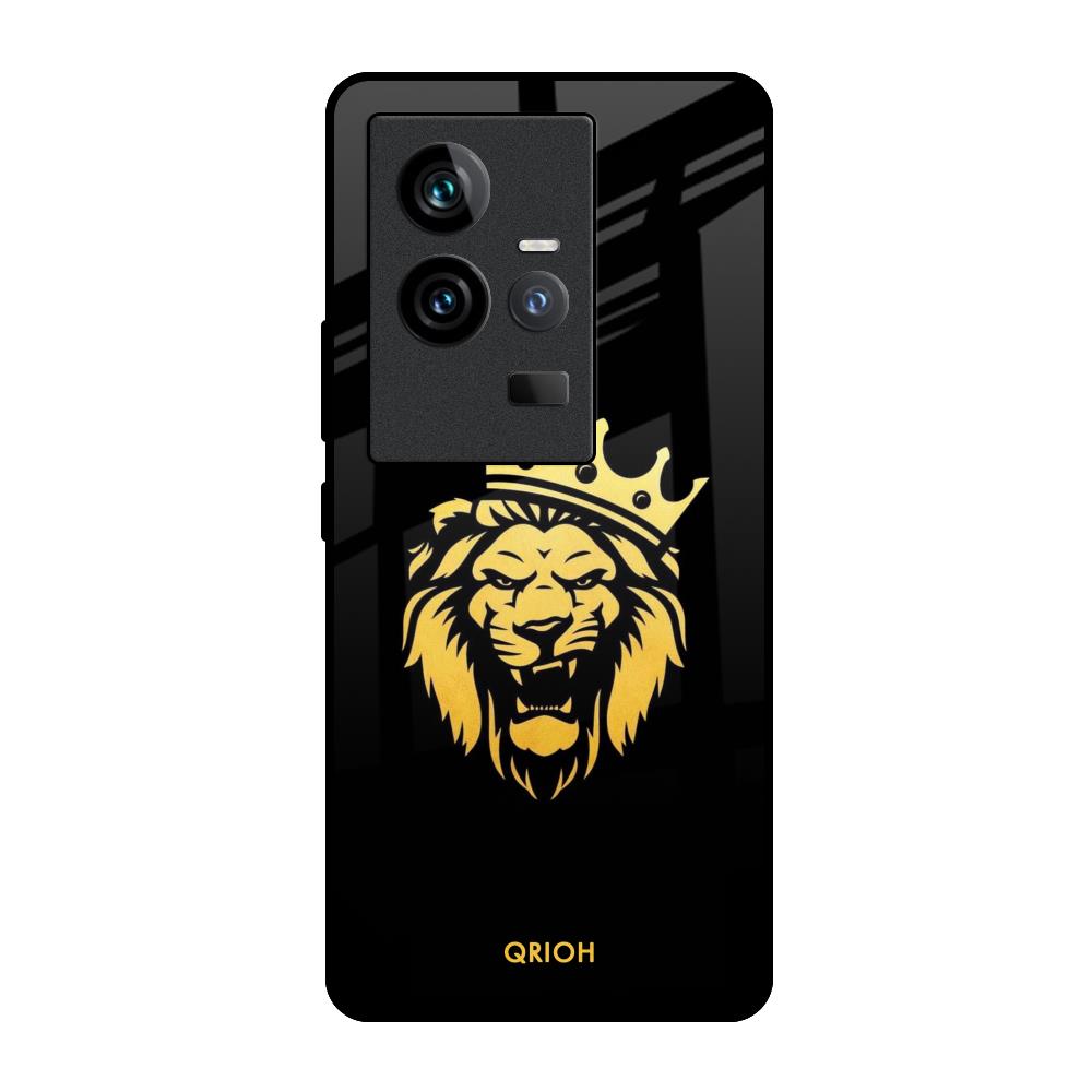 Lion The King iQOO 11 Glass Back Cover Online