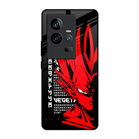 Red Vegeta iQOO 11 Glass Back Cover Online
