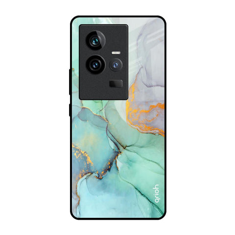 Green Marble iQOO 11 Glass Back Cover Online