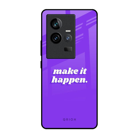 Make it Happen iQOO 11 Glass Back Cover Online