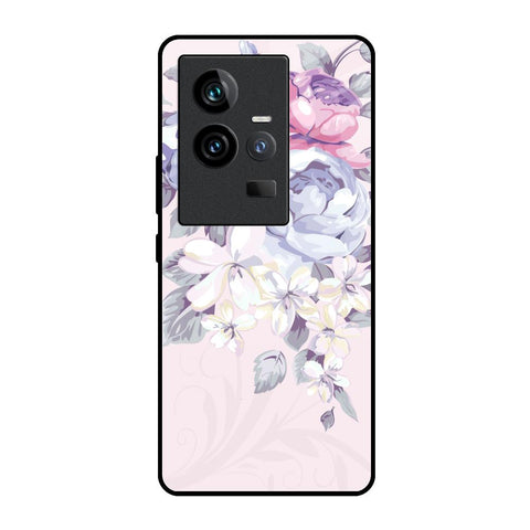 Elegant Floral iQOO 11 Glass Back Cover Online