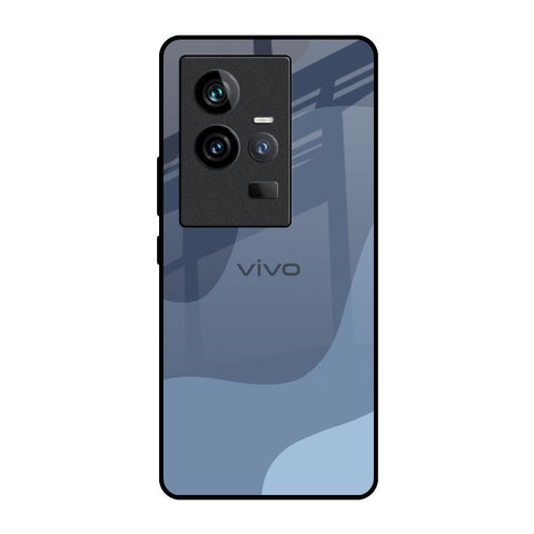 Navy Blue Ombre iQOO 11 Glass Back Cover Online