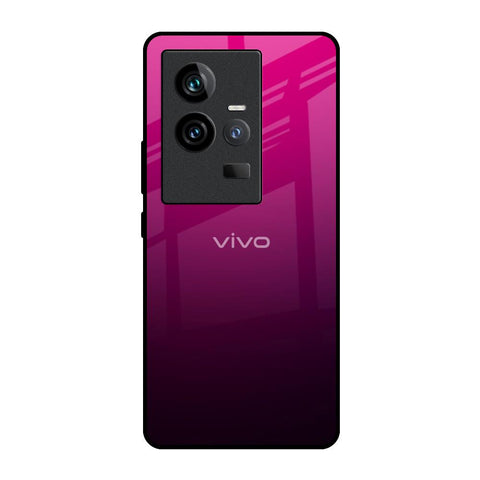Purple Ombre Pattern iQOO 11 Glass Back Cover Online