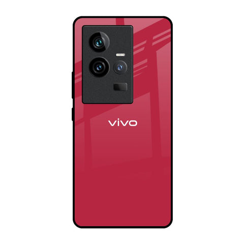 Solo Maroon iQOO 11 Glass Back Cover Online