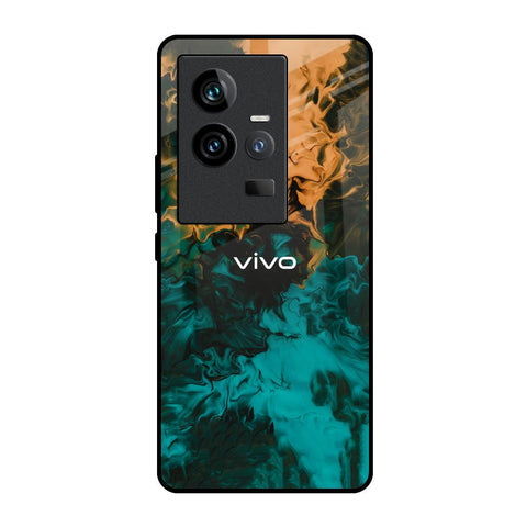 Watercolor Wave iQOO 11 Glass Back Cover Online