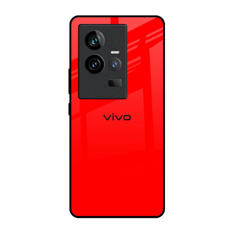 Blood Red iQOO 11 Glass Back Cover Online