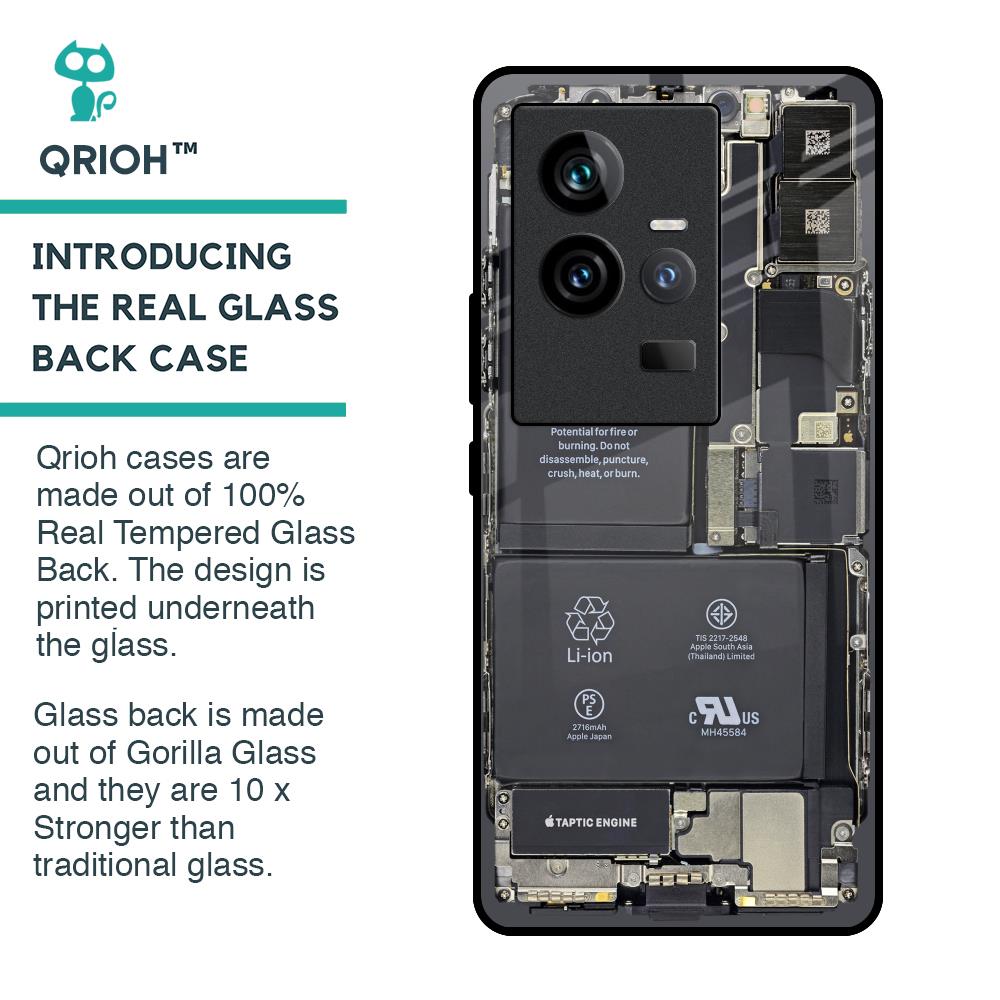 Skeleton Inside Glass Case for iQOO 11