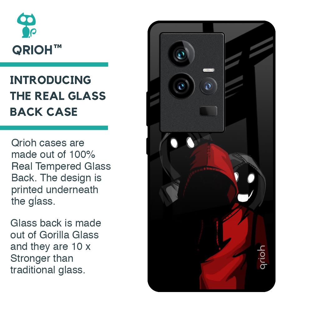Shadow Character Glass Case for iQOO 11
