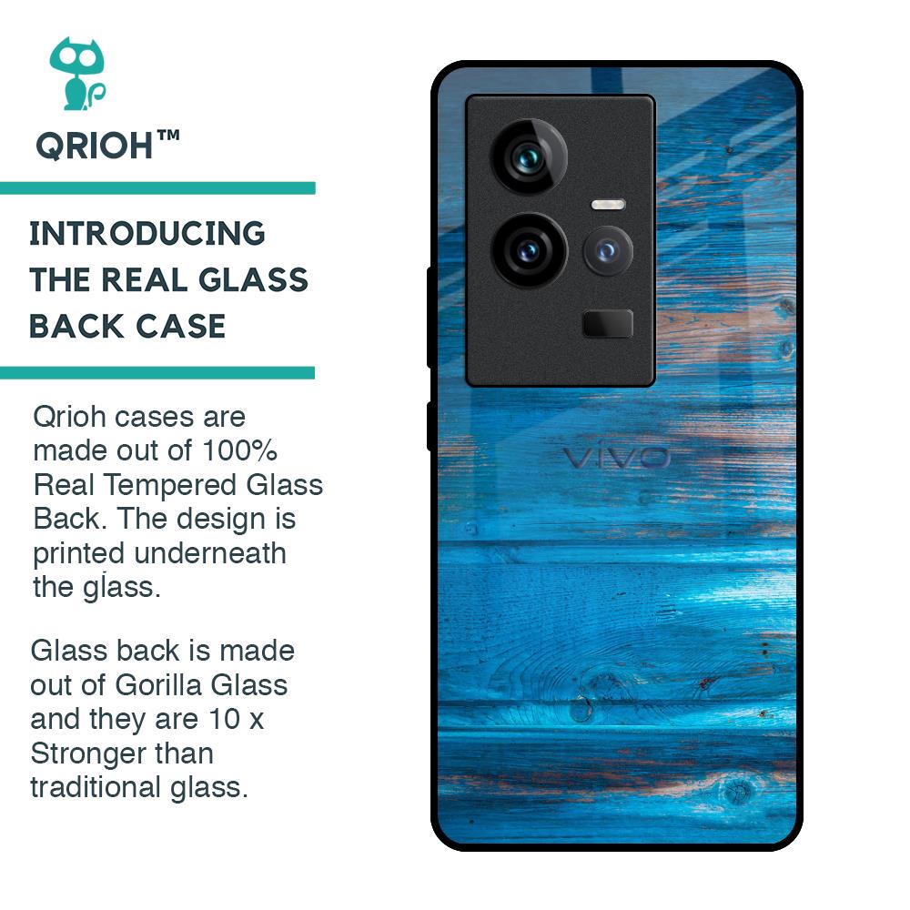 Patina Finish Glass case for iQOO 11