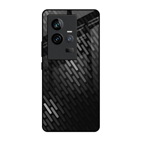 Dark Abstract Pattern iQOO 11 Glass Cases & Covers Online