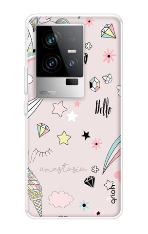 Unicorn Doodle iQOO 11 Back Cover
