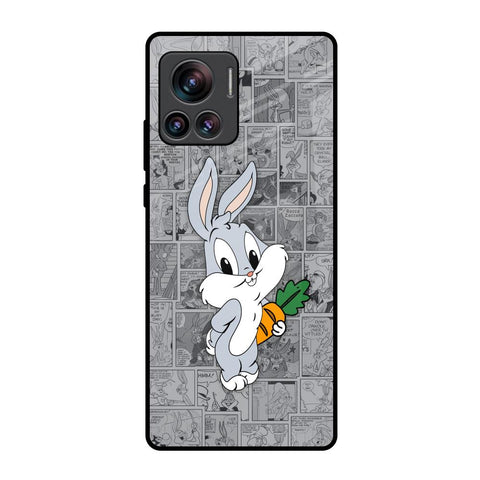 Cute Baby Bunny Motorola Edge 30 Ultra Glass Back Cover Online
