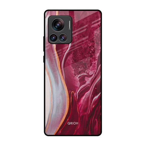 Crimson Ruby Motorola Edge 30 Ultra Glass Back Cover Online
