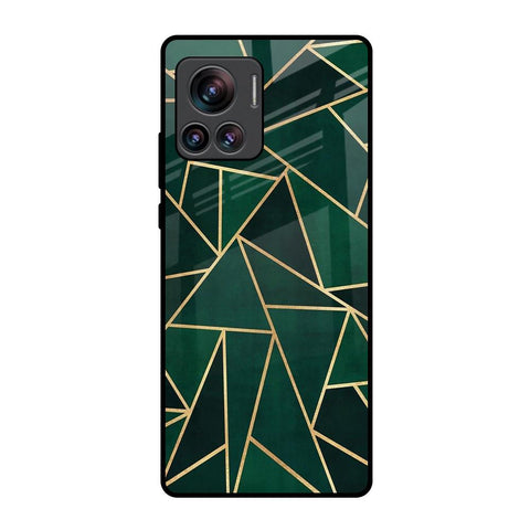 Abstract Green Motorola Edge 30 Ultra Glass Back Cover Online