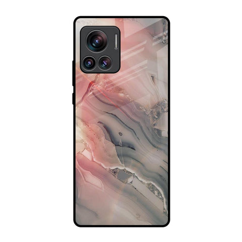 Pink And Grey Marble Motorola Edge 30 Ultra Glass Back Cover Online