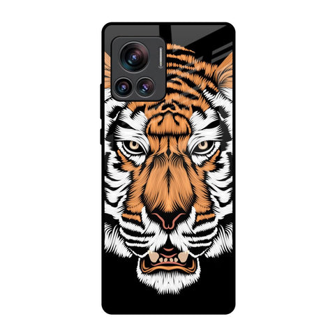 Angry Tiger Motorola Edge 30 Ultra Glass Back Cover Online