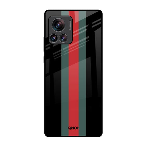 Vertical Stripes Motorola Edge 30 Ultra Glass Back Cover Online