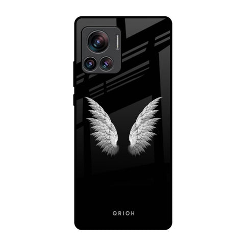 White Angel Wings Motorola Edge 30 Ultra Glass Back Cover Online