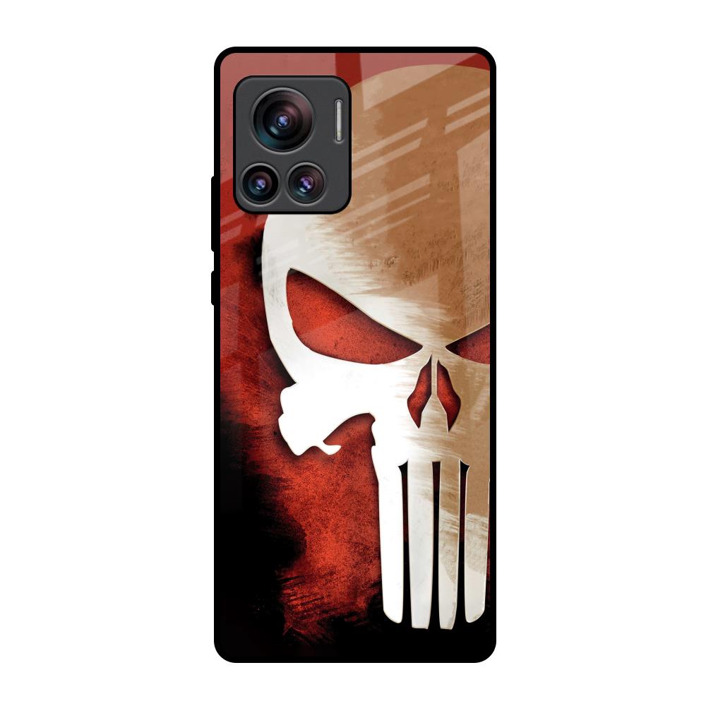 Red Skull Motorola Edge 30 Ultra Glass Back Cover Online