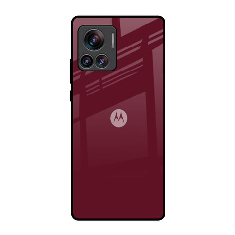 Classic Burgundy Motorola Edge 30 Ultra Glass Back Cover Online