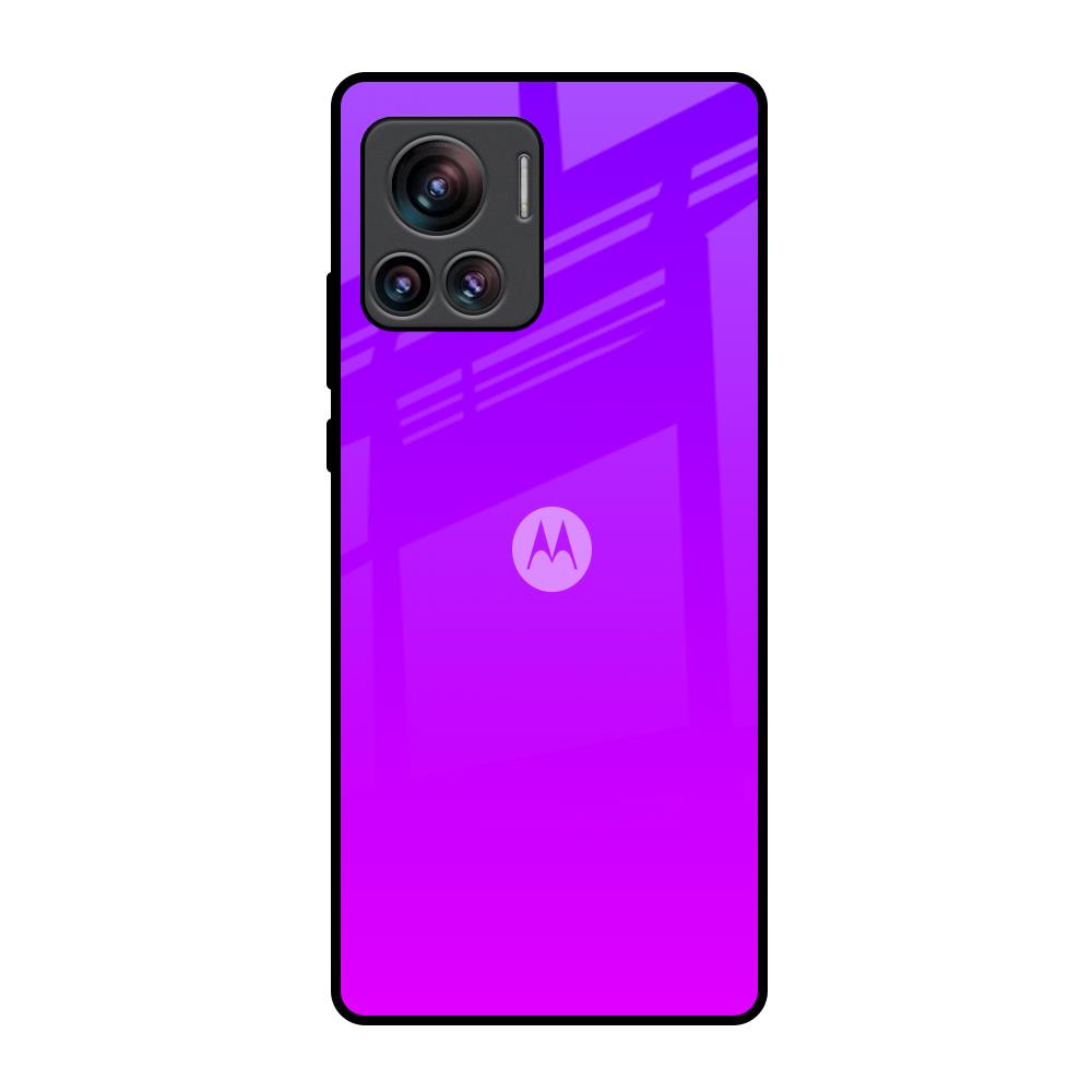 Purple Pink Motorola Edge 30 Ultra Glass Back Cover Online