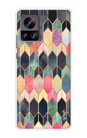Shimmery Pattern Motorola Edge 30 Ultra Back Cover