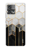 Hexagonal Pattern Motorola Edge 30 Fusion Back Cover
