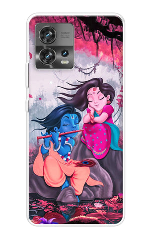 Radha Krishna Art Motorola Edge 30 Fusion Back Cover